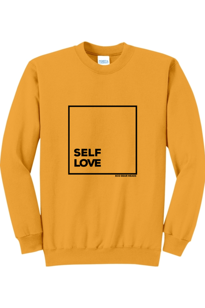 "SelfLove" Core Fleece Crewneck Sweatshirt